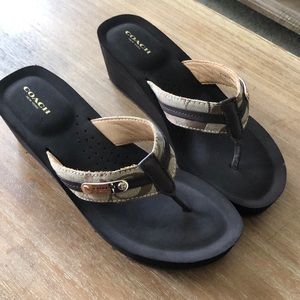 Coach wedges